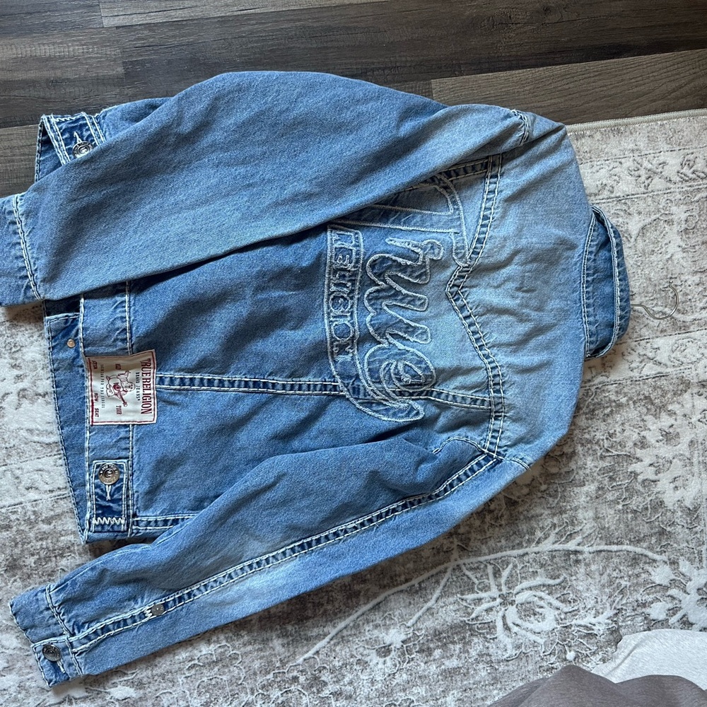 True Religion Light Blue Denim Jacket - Picture 3 of 4